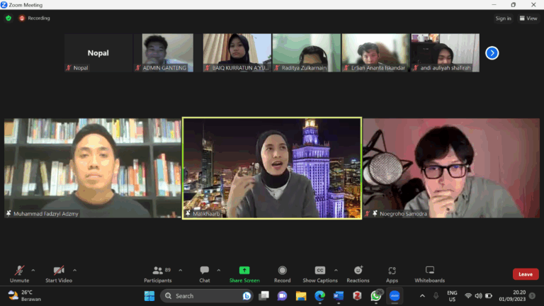 Sharing Bersama Alumni HI UMM di Chili dan Polandia, Mahasiswa Baru Terinspirasi