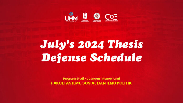 Jadwal Sidang Akhir dan Seminar Proposal Bulan Juli 2024