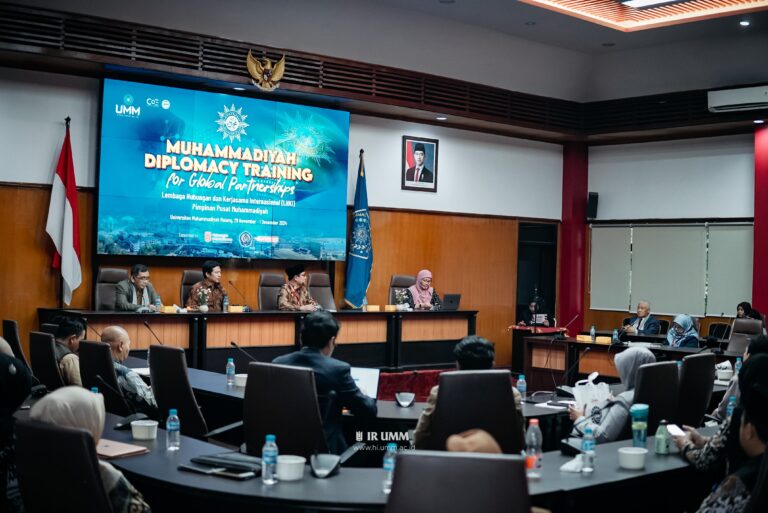 HI UMM Fasilitasi LHKI PP Muhammadiyah Gelar Pelatihan Diplomasi untuk Kemitraan Global