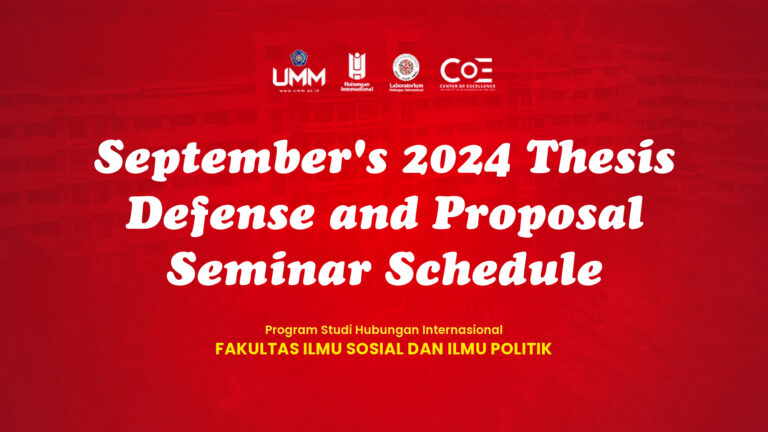 Jadwal Sidang Akhir dan Seminar Proposal Bulan September 2024