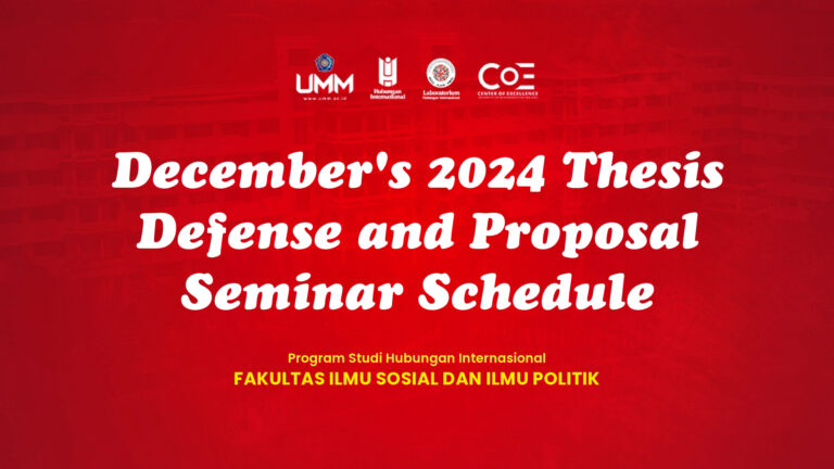 Jadwal Sidang Akhir dan Seminar Proposal Bulan Desember 2024
