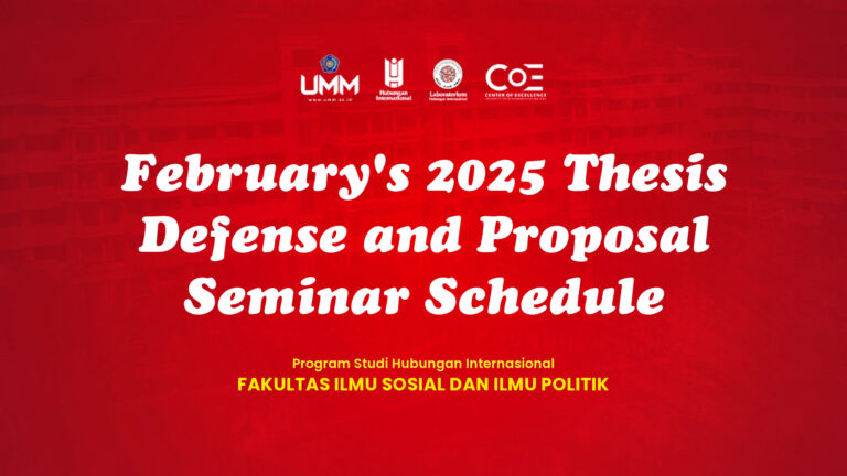 Jadwal Sidang Akhir dan Seminar Proposal Bulan Februari 2025