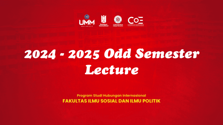 Jadwal Perkuliahan Semester Ganjil 2024 – 2025