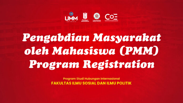 Pengumuman Pendaftaran Pengambdian Masyarakat oleh Mahasiswa (PMM)