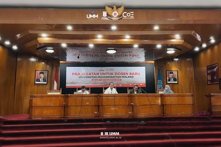Universitas Muhammadiyah Malang Segera Menggelar Kegiatan Prajabatan bagi Dosen Baru