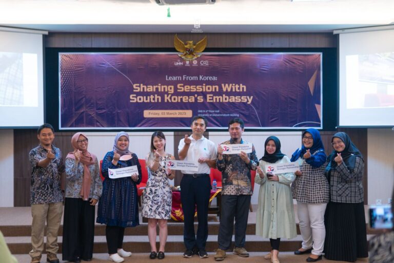 Sharing Session Prodi HI dengan Kedutaan Besar Korea Selatan