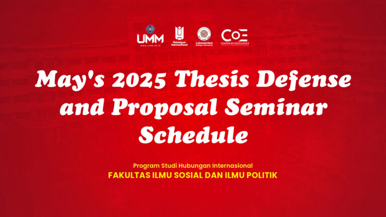 Jadwal Sidang Akhir dan Seminar Proposal Bulan Mei 2025