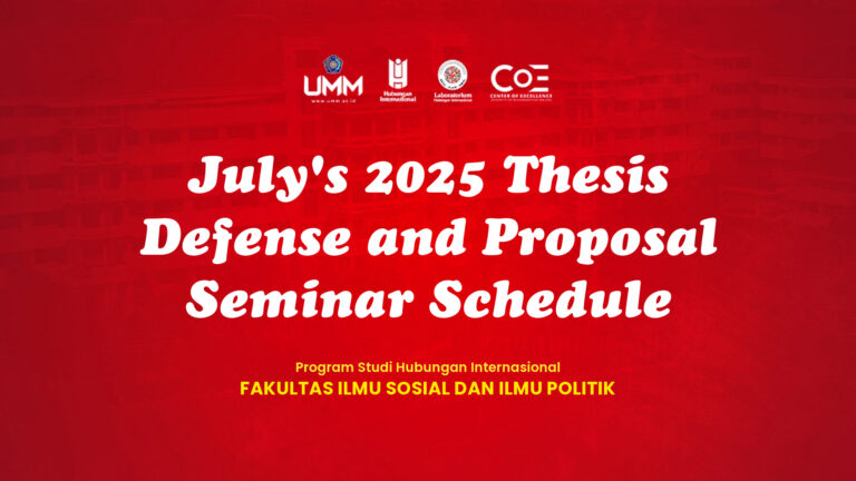 Jadwal Sidang Akhir dan Seminar Proposal Bulan Juli 2025