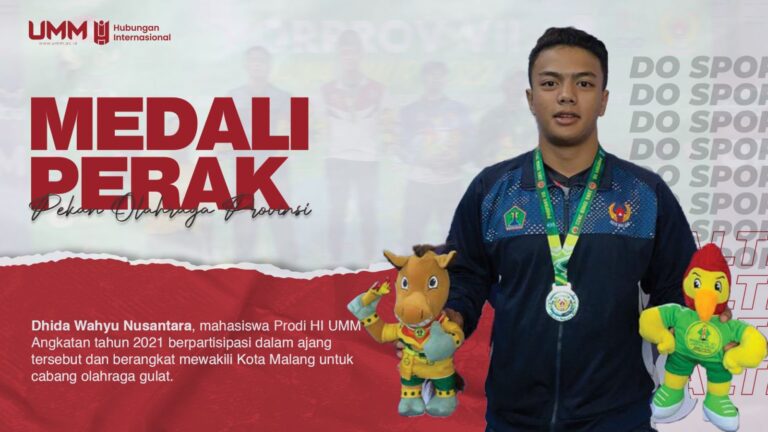 Mahasiswa HI UMM Raih Medali Perak di Porprov Jatim Lumajang