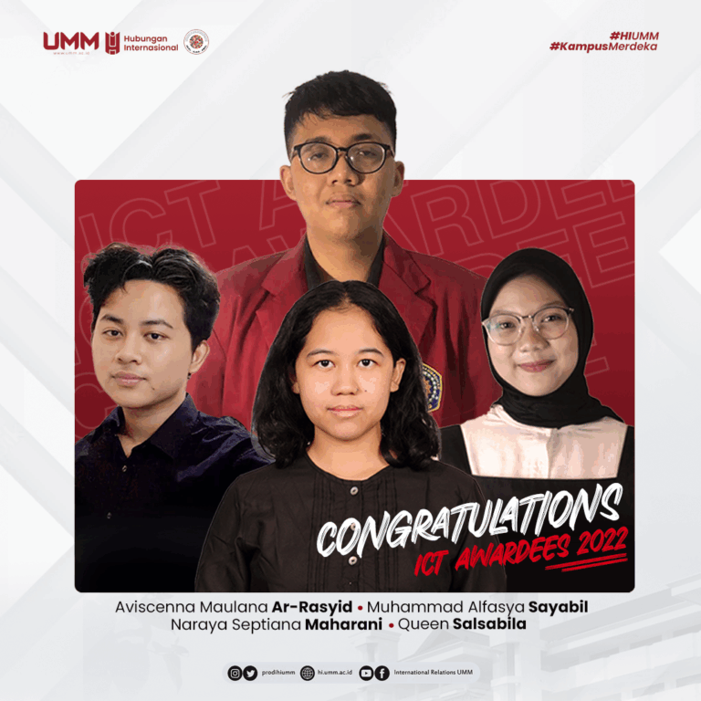 Mengantongi Tiket Beasiswa ICT, Mahasiswa Prodi HI Terus Mengembangkan Diri Meski Masih Dikungkung Pandemi