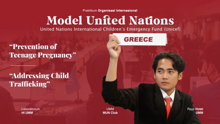 Angkat Isu Preventing of Teenage Pregnancy dan Addressing Child Trafficking, Mahasiswa Prodi HI UMM Berlomba Menyabet Kategori terbaik