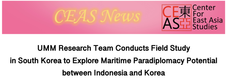 UMM Research Team Conducts Field Study in South Korea to Explore Maritime Paradiplomacy Potential between Indonesia and Korea
