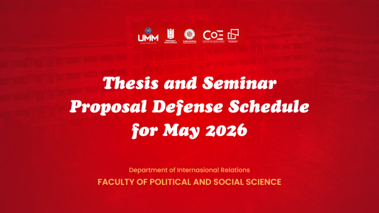 Jadwal Sidang Akhir dan Seminar Proposal Bulan Mei