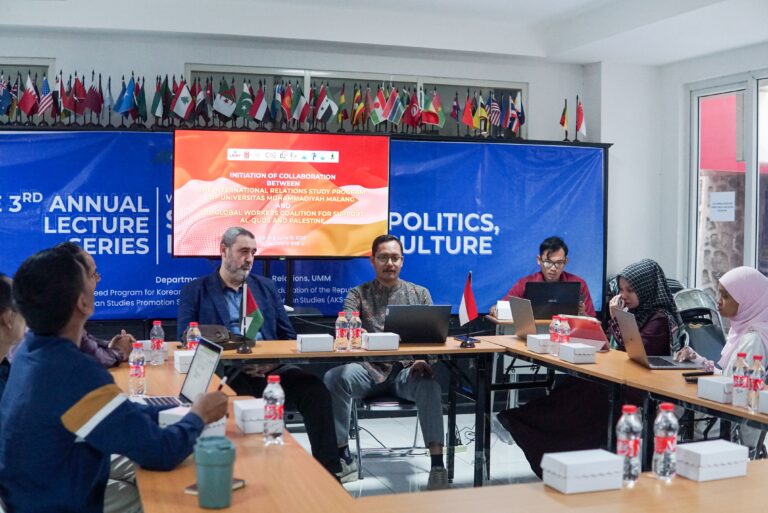 HI UMM Bersama Global Workers Coalition Wujudkan Dukungan Nyata bagi Palestina melalui Jejaring Akademik Internasional