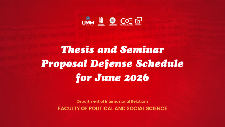 Jadwal Sidang Akhir dan Seminar Proposal Bulan Juni